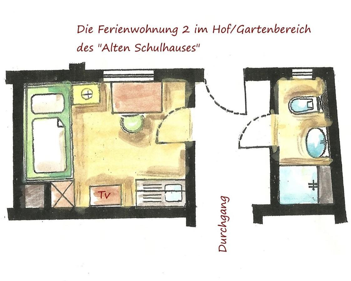 Altes Schulhaus Lägenhet Bad Schwartau Rum bild